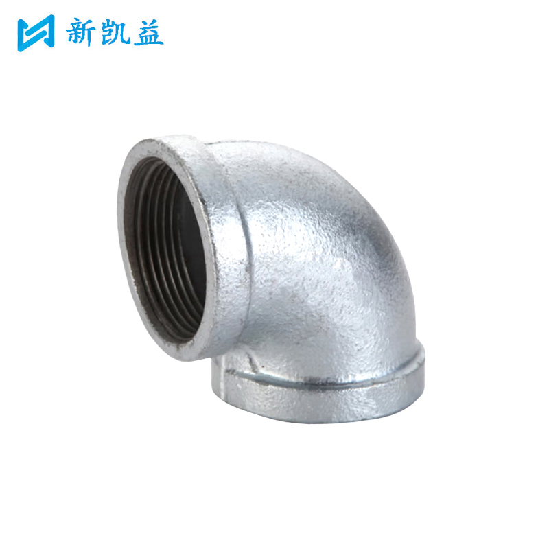 新凯益 玛钢镀锌弯头 6分 个高清大图