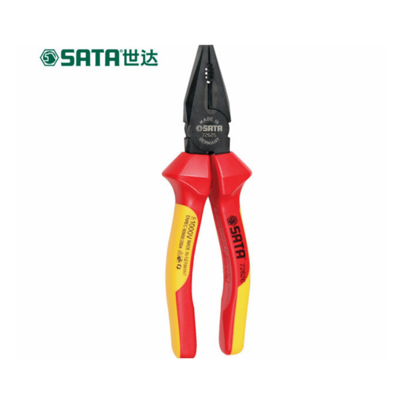 世达 SATA 72626 VDE绝缘耐压钢丝钳7“