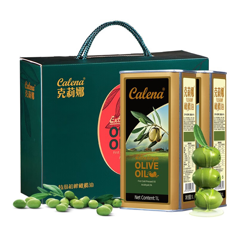 克莉娜特级初榨 橄榄油 1L*2礼盒
