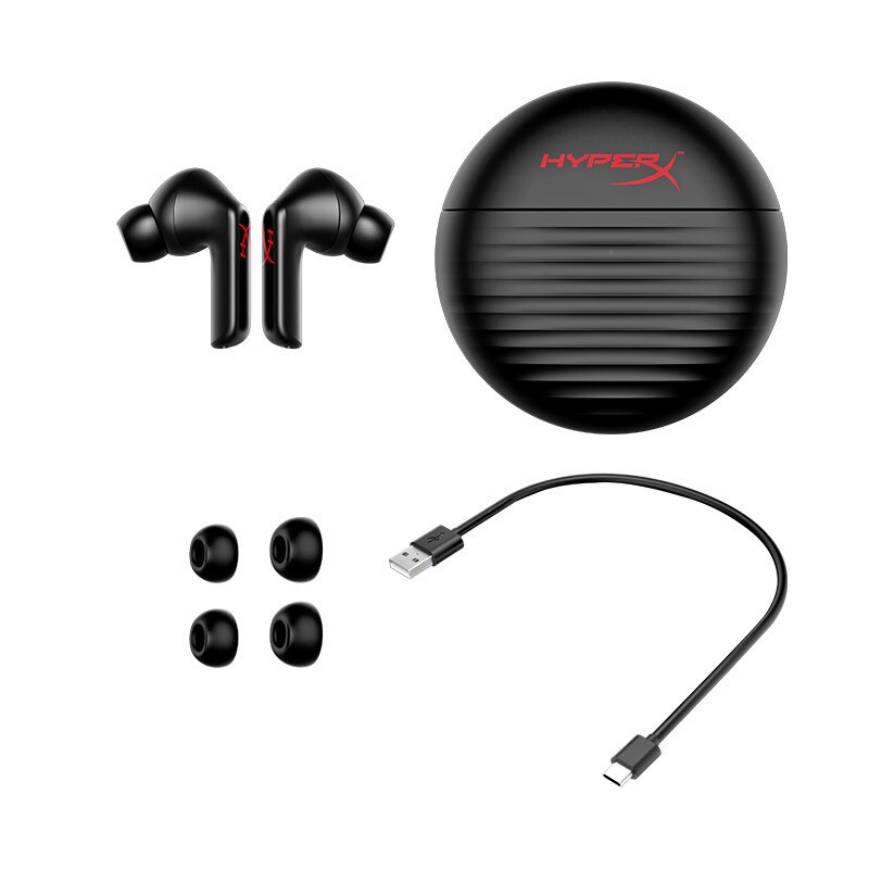 极度未知(HYPERX)真无线蓝牙耳机云雀TWS入耳式音乐耳机 通勤通用 蓝牙连接 黑色高清大图