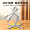 迈从(MCHOSE)N86笔记本电脑支架360°旋转桌面增高悬空托架散热折叠铝合金便携式适用于拯救者 标准银-站坐两用/