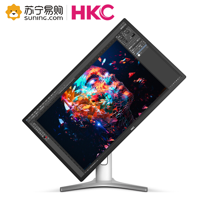 惠科(HKC)T7000钻石版 27英寸2k显示器IPS专业设计绘图10.7亿色99%AdobeRGB旋转升降竖屏