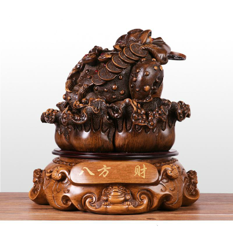 美帮汇大号三足金蟾工艺品蟾蜍摆件店铺开业礼品客厅玄关乔迁高清大图