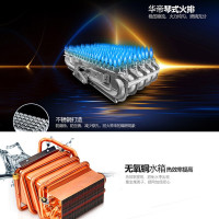 华帝（VATTI）12升无氧铜水箱智能恒温燃气热水器天然气静音强排式JSQ23-i12015-12