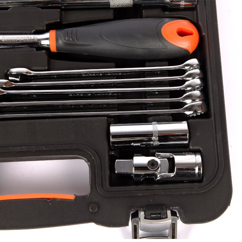 钢盾(SHEFFIELD) S010025 25件套12.5mm系列综合组套[家用]高清大图