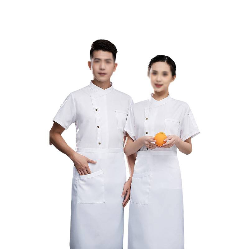 阿祺果 厨师服 M-6XL 套高清大图