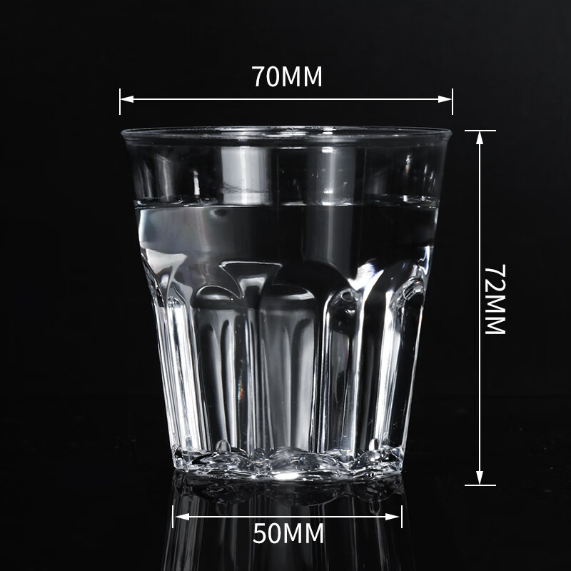 芳草地 一次性水杯 加厚航空杯 八角硬塑料杯 175ml*500只/箱高清大图