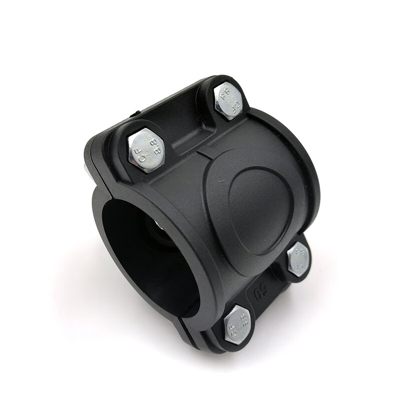 鸣固 PE50*1/2不锈钢内丝鞍座 三通钢内丝接口 PE管道快速抢修补漏 鞍座分水器水管增接口配件高清大图