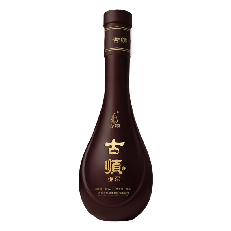 [中华特色]河北供销馆 古顺 42度绵柔 500ml*6瓶整箱装 浓香型白酒 河北老字号非物质文化遗产 邢台特产
