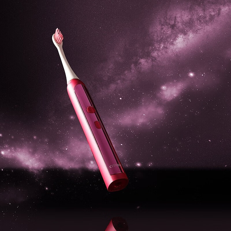 西铁城(CITIZEN) 限量款电动牙刷EHS529成人情侣声波高档电动牙刷智能定时 5档洁齿金钻级 EHS529-NV高清大图