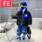 可莉允儿童装男童冬装棉衣外套2022新款中大童冬季棉服男孩二棉加厚棉袄