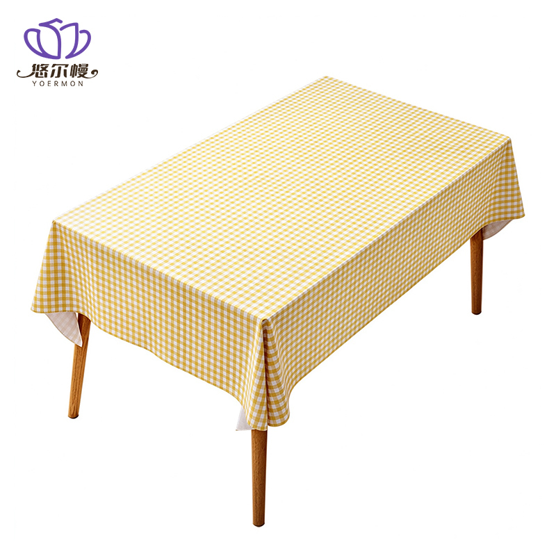 悠尔幔 桌布 格子 120*120cm 张高清大图