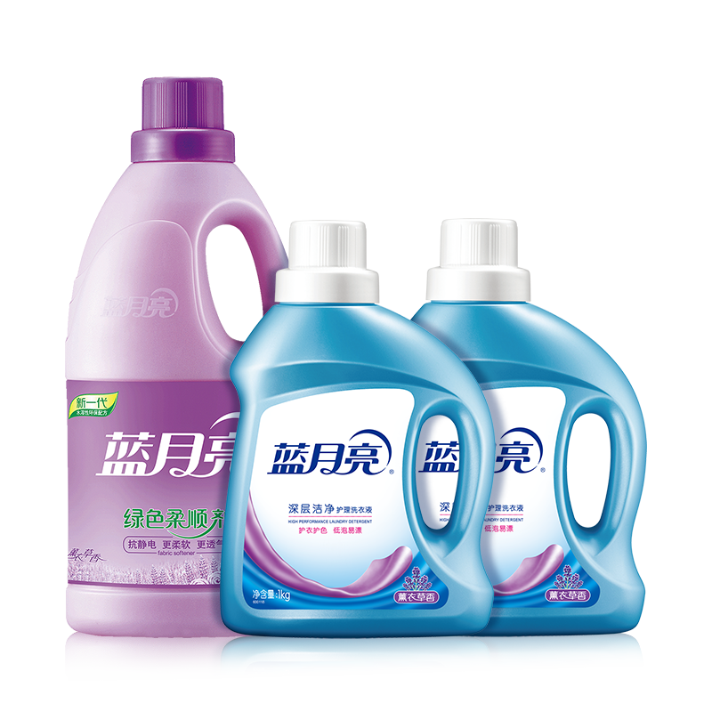 蓝月亮 洁净薰1kg*2+薰柔顺剂2kg 80001073