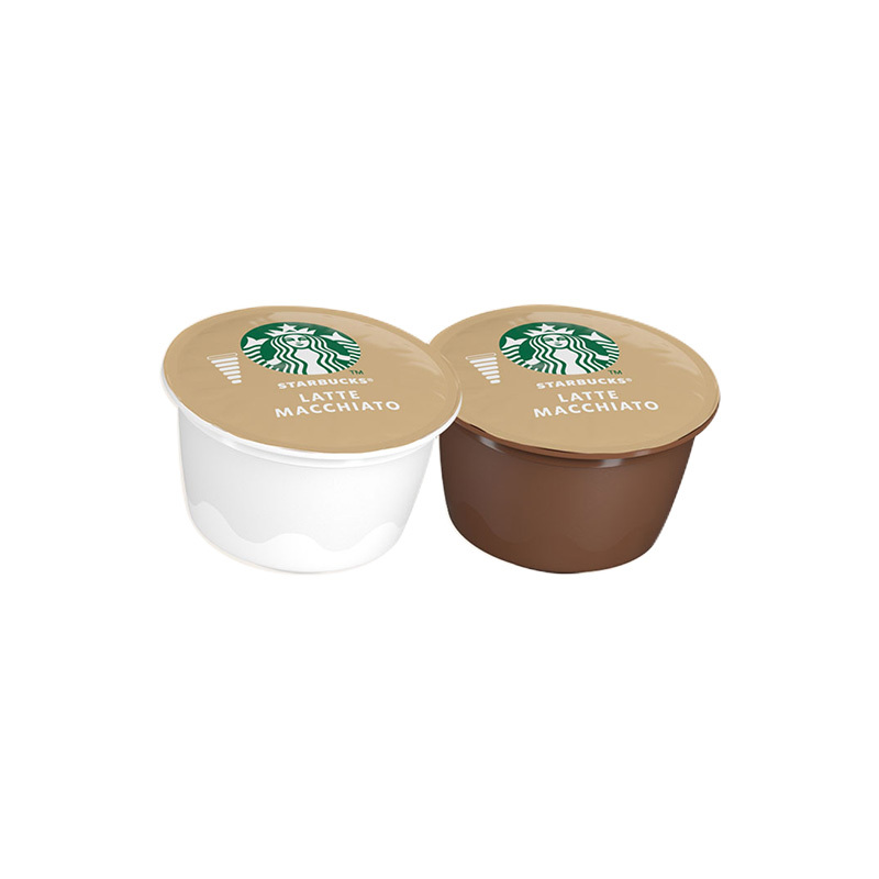 星巴克(Starbucks) 拿铁玛奇朵咖啡 咖啡胶囊129g（内含12颗）（花式咖啡）