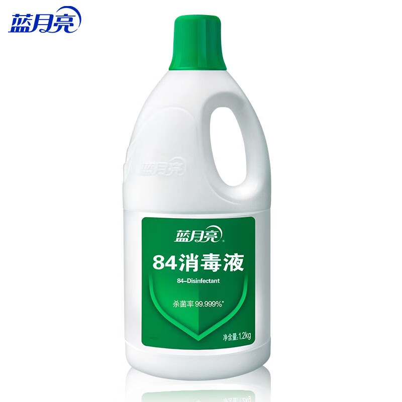 蓝月亮 84消毒液 1.2kg/瓶 杀菌率99.99% 消毒水 白色衣物家居消毒[清]高清大图