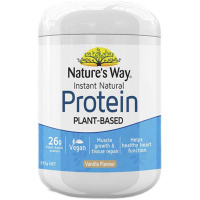 效期至26年3月 佳思敏 Nature’s Way 自然速溶蛋白粉 香草味 375g 1瓶 植物蛋白粉大豆分离蛋白 澳洲