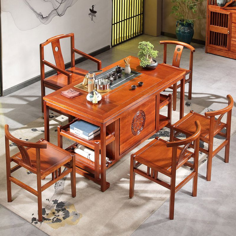 Hotbee茶几1 53 风火 Hotbee大厅红木茶桌椅组合花梨木客厅茶几实木阳台家用功夫小茶台一体式 价格图片品牌报价 苏宁易购链家家具专营店