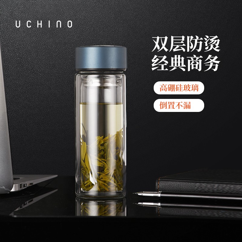 内野(UCHINO)茶韵玻璃杯HU-HL28-01高清大图