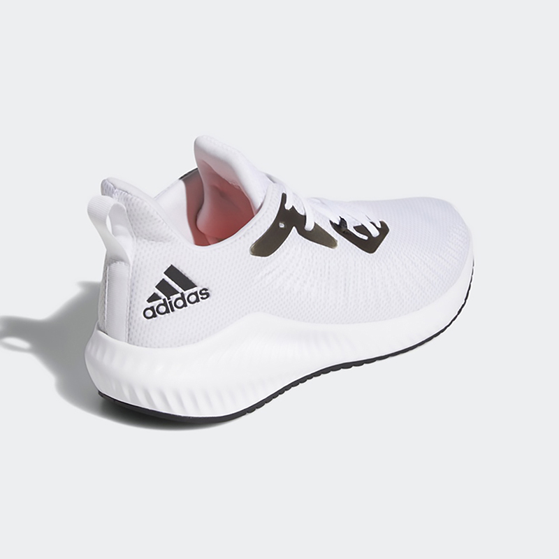 adidasalphabounce3阿尔法系列轻便舒适低帮运动跑步鞋黑白灰ef8061