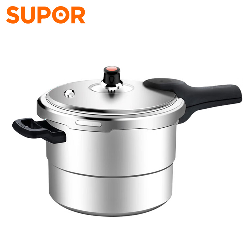 苏泊尔(supor)好帮手铝合金压力锅家用高压锅 带蒸格 燃气专用 yh229