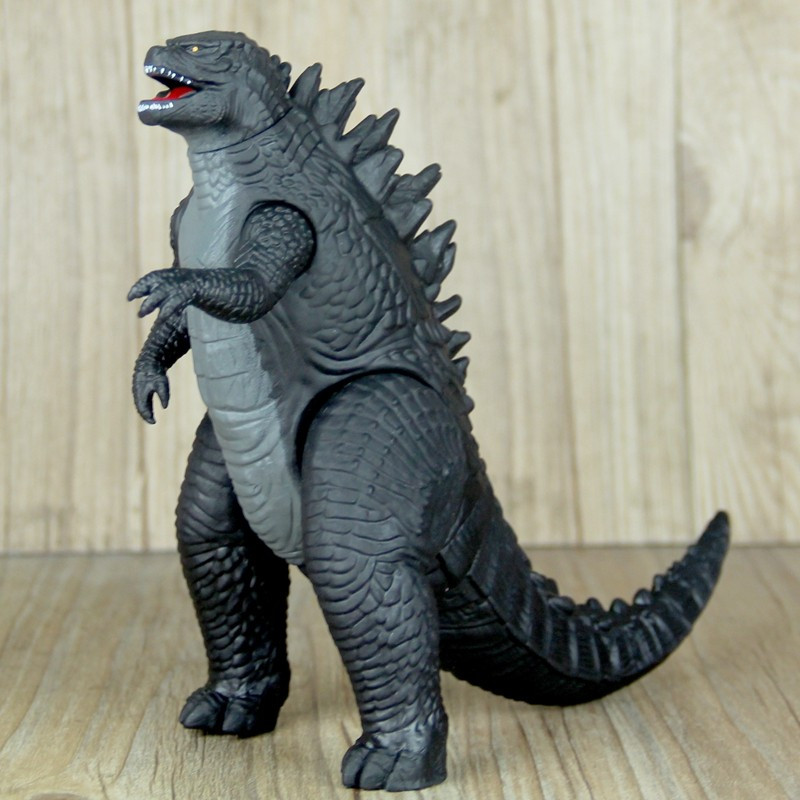 电影大号恐龙哥斯拉玩具软胶银河小号张嘴版哥斯拉高约17cm当天发货多