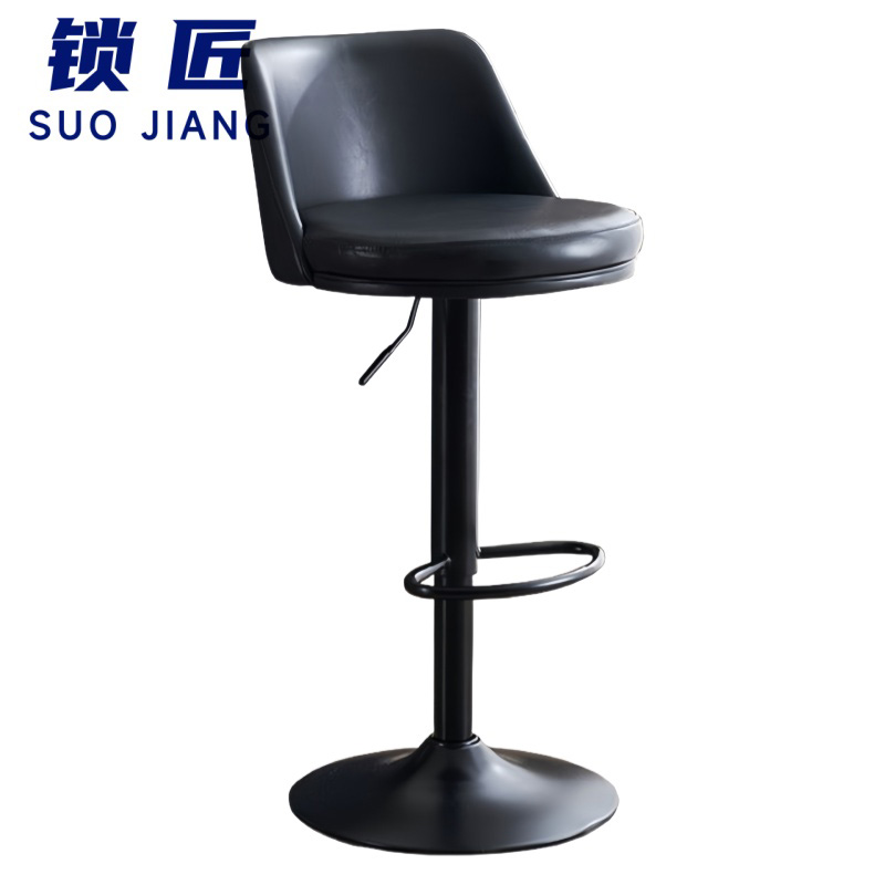 锁匠 高脚椅 黑色 把高清大图