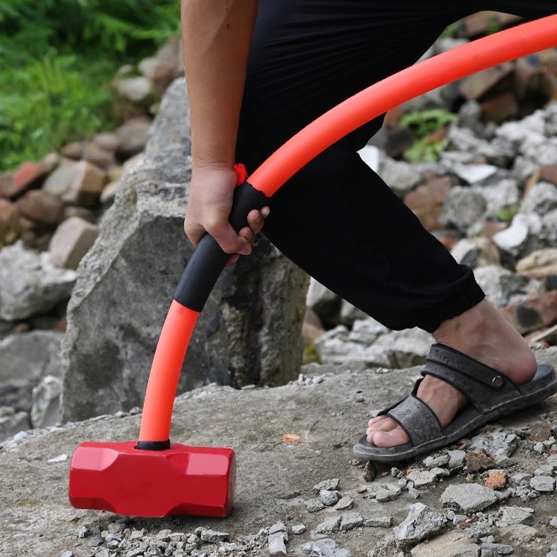 吉迎尚品 大锤软柄铁锤重型八角锤 多规格 把高清大图