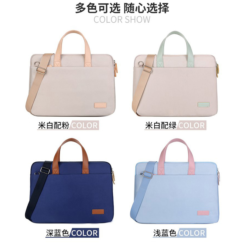 danrosen单肩斜挎手提762笔记本电脑包背包气囊减震防泼水14寸