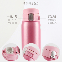 象印(ZO JIRUSHI)保温杯SM-SZ48 进口304不锈钢保温杯双层真空保温杯车载水杯便携 弹盖杯 480ML