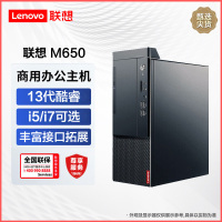联想启天M650 商用台式机 13代新品英特尔酷睿 i5-13500/8G/512G固态/单主机/定制 商务办公企业解决方案网课学习家用娱乐游戏台式机电脑主机联想电脑苏宁自营