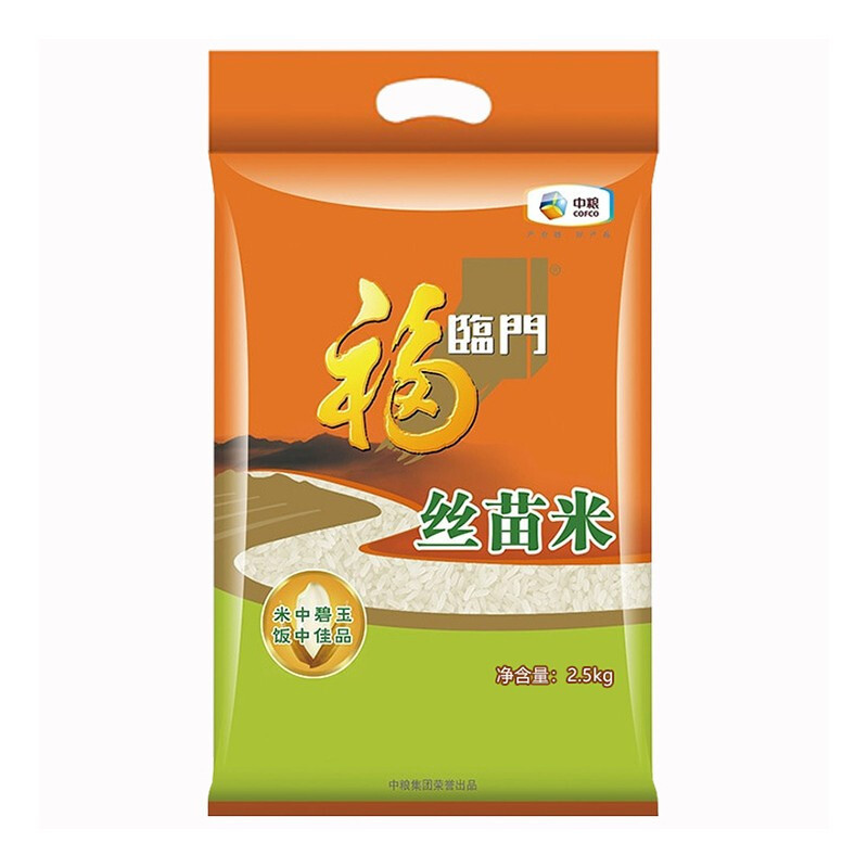 中粮 福临门 中粮出品 丝苗米2.5kg 单包装