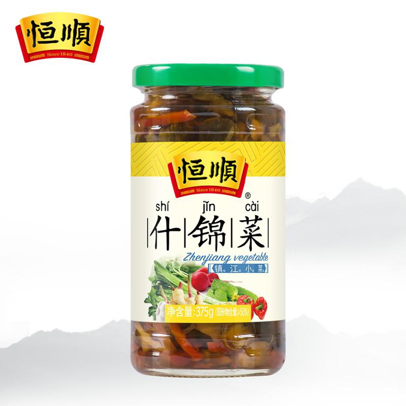 [中华特色]镇江馆 恒顺什锦菜375g 酱菜咸菜 腌制泡菜 下饭小菜榨菜 镇江特产拌饭菜 华东