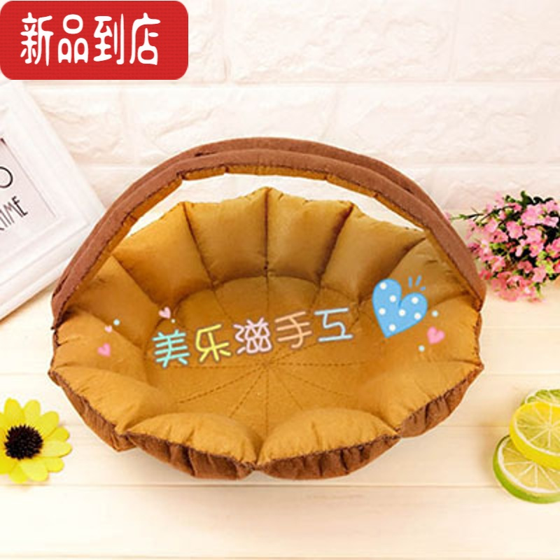 真智力不织布手工布艺diy材料包 水果蔬菜益智玩具幼儿园作业 篮子[免裁剪40克棉]仿真食物