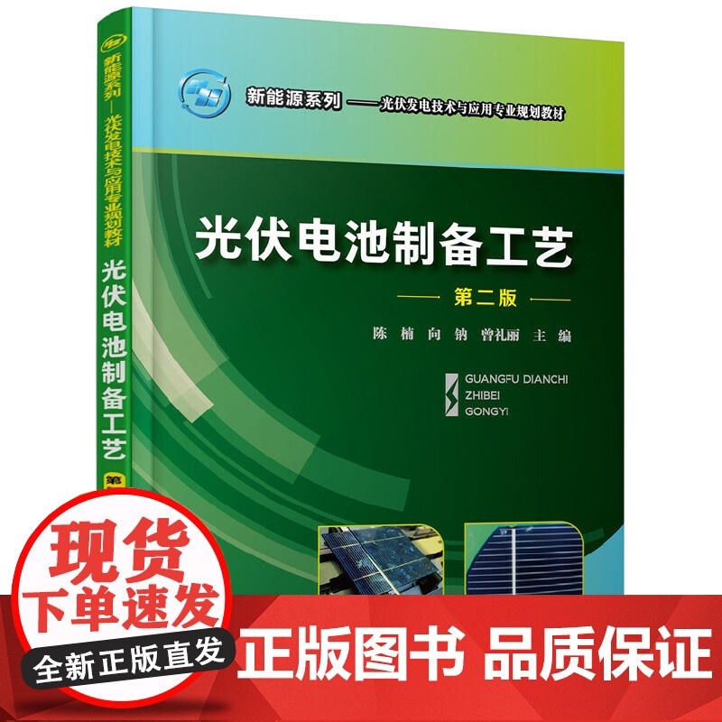 新能源系列--光伏电池制备工艺(陈楠)(第二版) 陈楠 化学工业出版社 正版书籍高清大图
