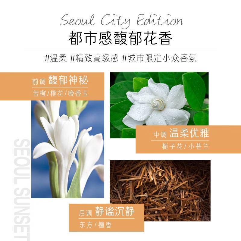 RYO吕滋盈韧发香氛洗发水清洁保湿舒缓控油芳香防断发洗发露(首尔落日香)580ml*2高清大图