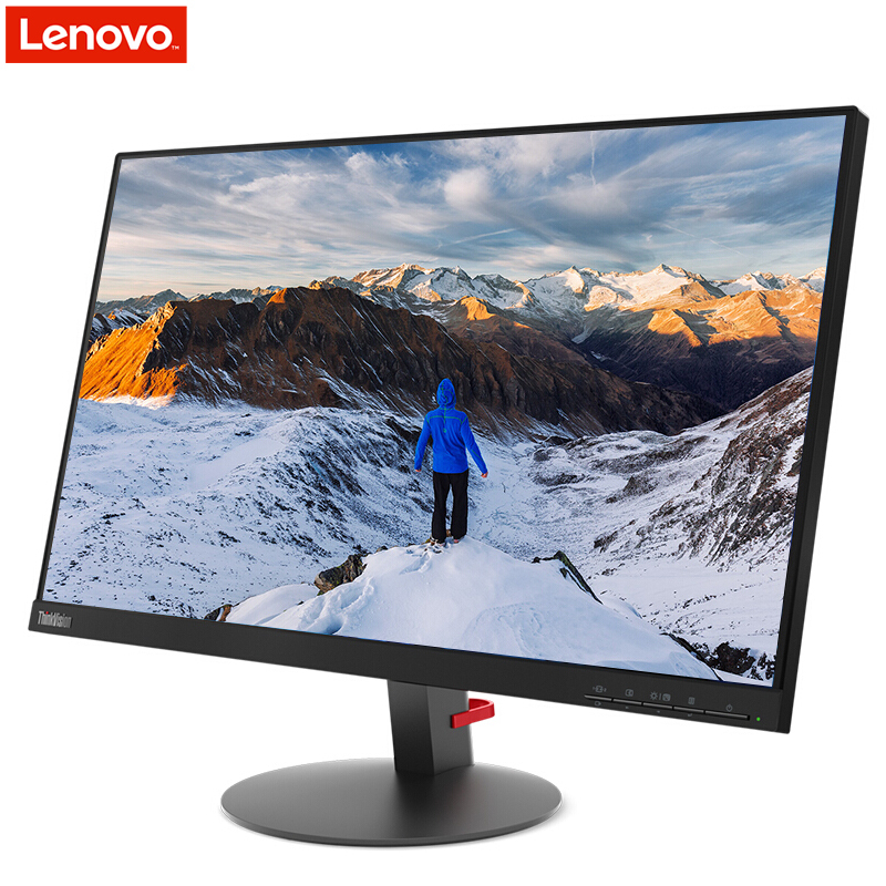 联想(ThinkVision)S24E商用电脑显示器(23.8英寸窄边框 低蓝光不闪屏VA屏 HDMI/VGA接口)