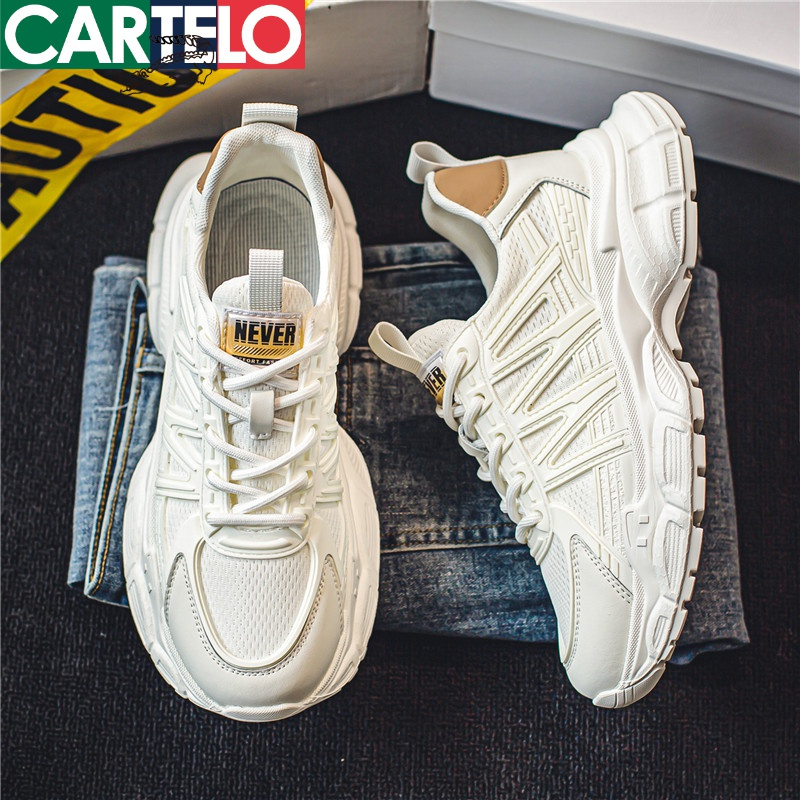 线下专柜同款卡帝乐鳄鱼cartelo新款老爹鞋男鞋休闲鞋子男潮流男士