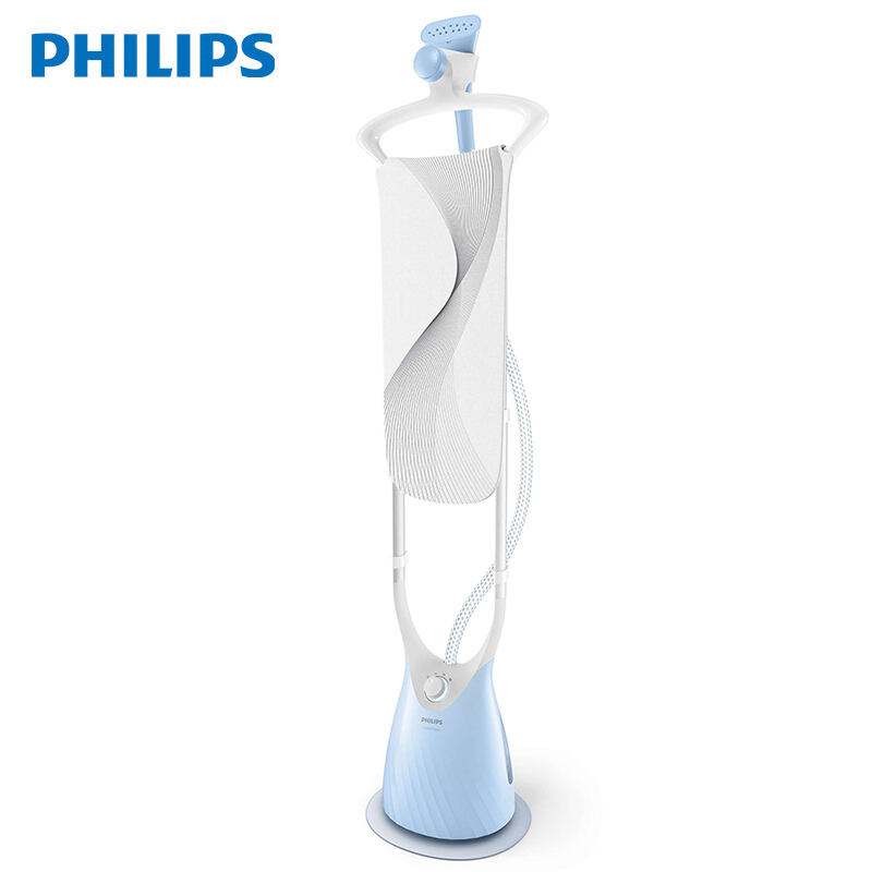 飞利浦(Philips) 蒸汽双杆熨斗立式挂烫机GC551/28 1.8L水箱3档蒸汽设定 加长熨衣板35克/分钟蒸汽量
