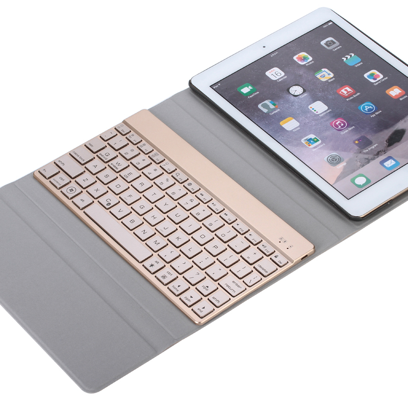 HIGE/无线蓝牙键盘皮套 ipad键盘ipad pro保护套 适用于ipad pro 12.9英寸 金色