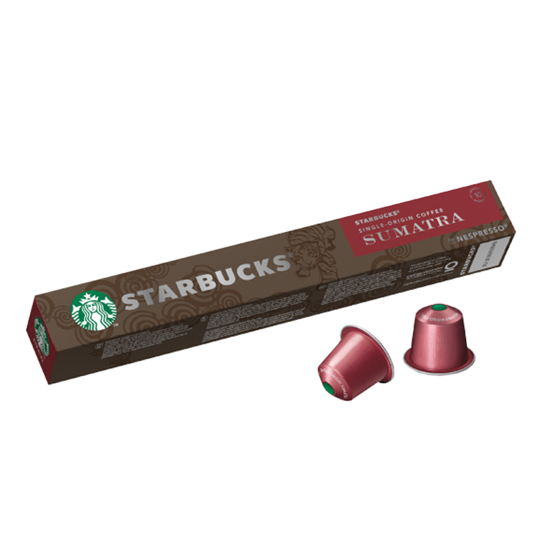 星巴克(Starbucks) 纯正之源系列 苏门答腊浓缩咖啡 咖啡胶囊55g（内含10颗）（深度烘培）