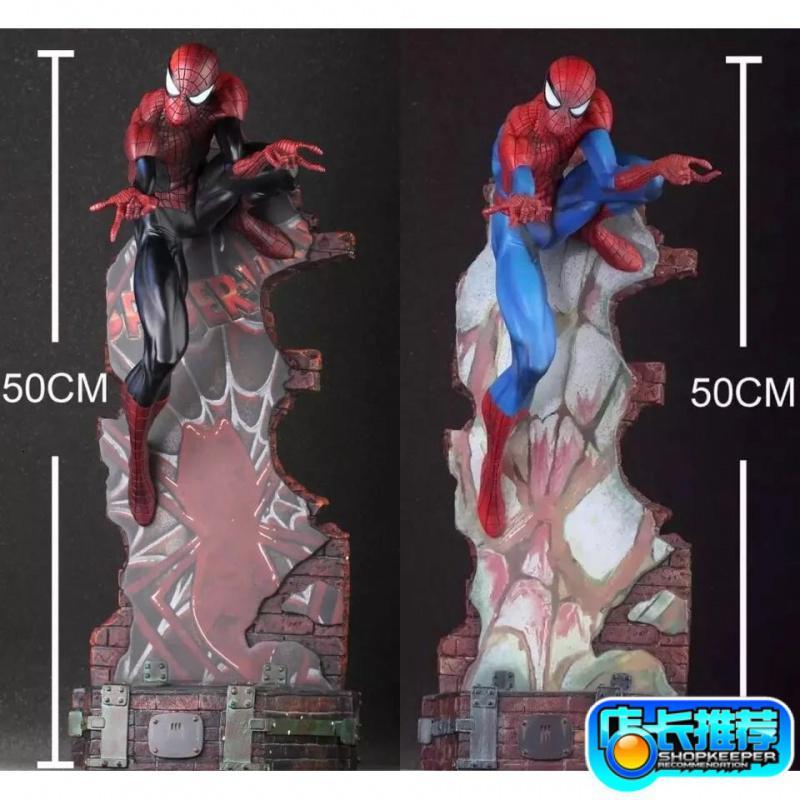 CRAZY TOYS 漫画英雄 18寸 蜘蛛侠场景 手办模型人偶