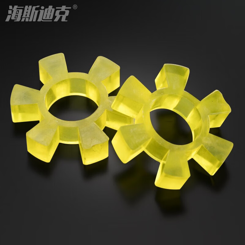 海斯迪克 梅花联轴器 牛筋橡胶六角缓冲垫HKsq-568 外径Φ80(10个)高清大图