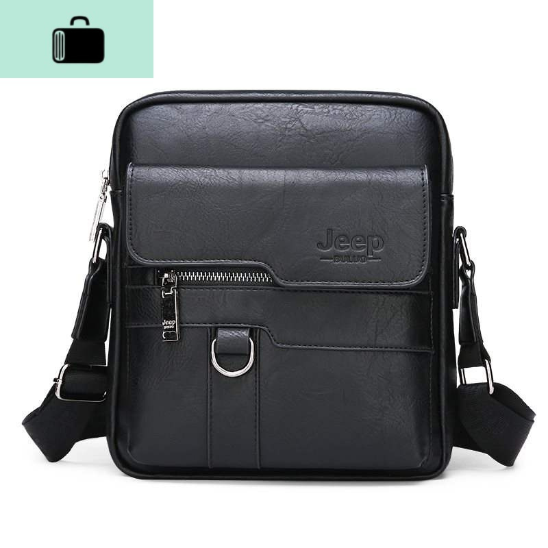 pu皮包男包男士手提包横款商务出差公文包休闲时尚单肩手拎包new lake