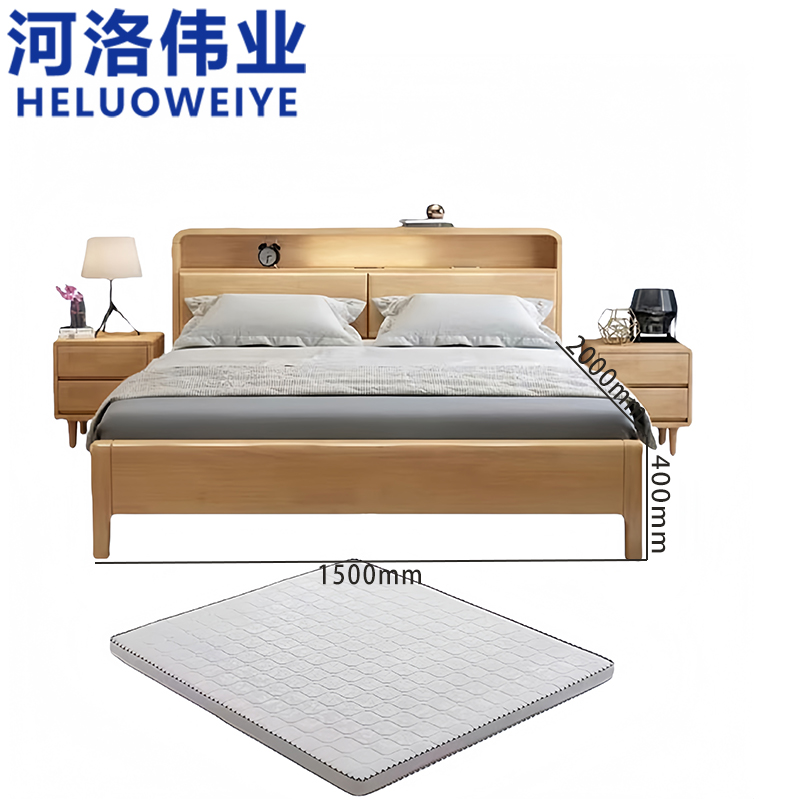 河洛伟业 床 1.2m高清大图