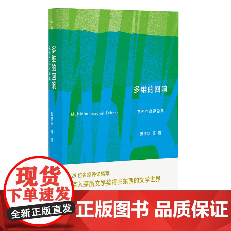 多维的回响:东西作品评论集 29位名家评论集萃 深入茅盾文学奖得主东西的文学世界 广西师范大学出版社 张清华等 著高清大图