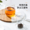 物生物/RELEA 玻璃杯 茶水分离杯 耐热泡茶杯子 带过滤茶水分离玻璃水杯花茶杯 蘑菇杯500ML