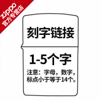 正版zippo打火机刻字正品创意配件个性定制 DIY服务 不含火机 题材系列 磨砂冰面铬 铜花色 特别的礼物给特别的你