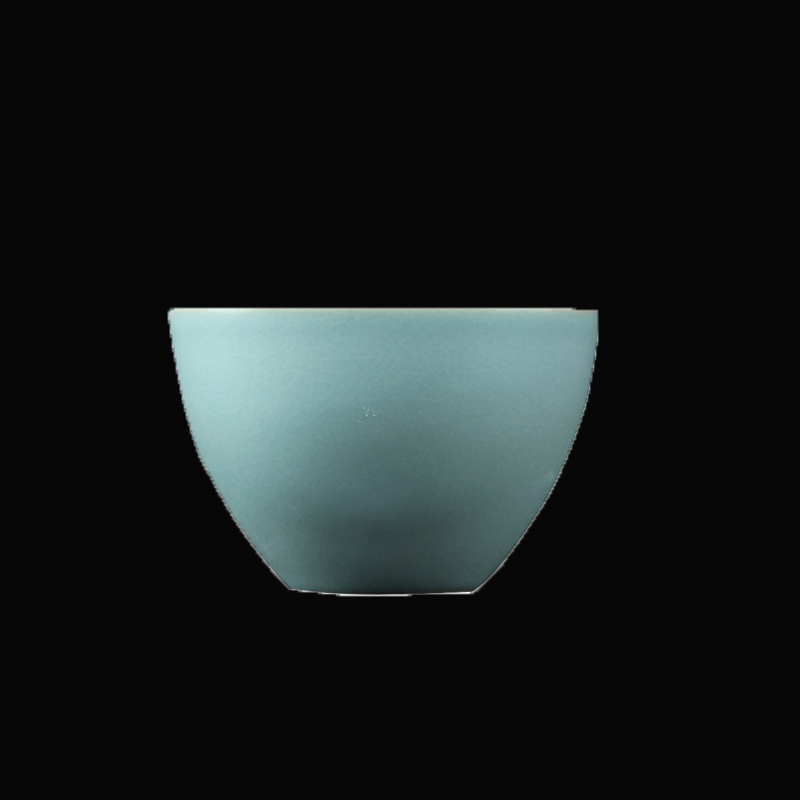 唐宏坊 茶杯陶瓷主人杯单杯茶碗开片汝窑茶具茶杯单个茶盏品茗杯 款式五
