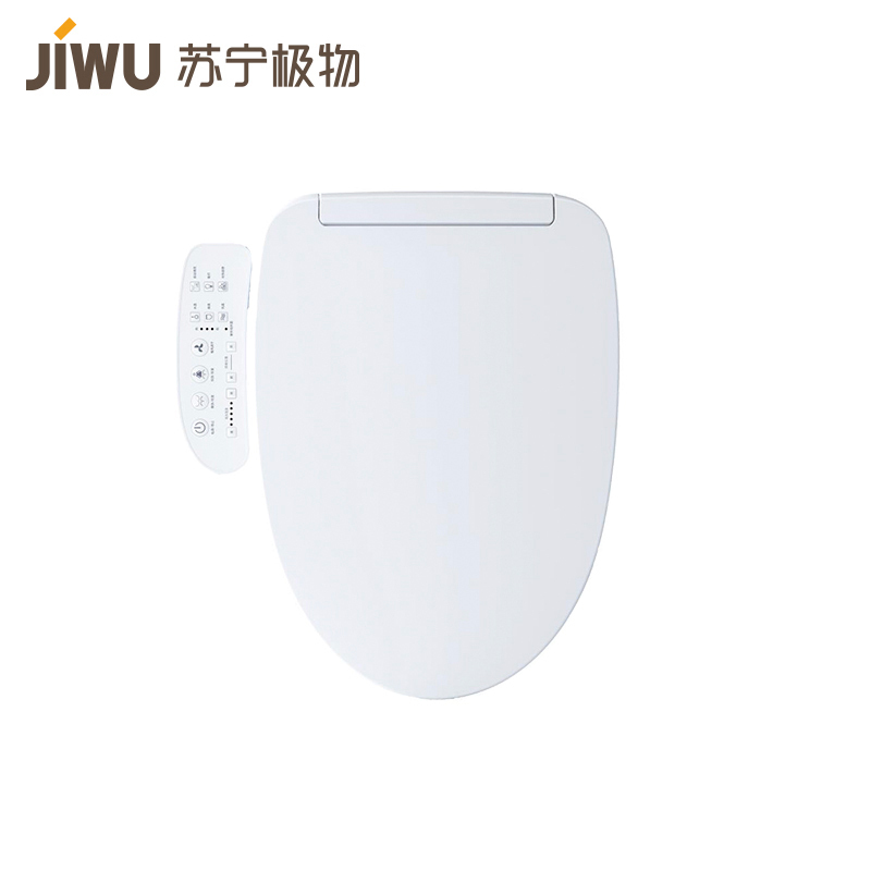 苏宁极物智能马桶盖家用即热式自动冲洗座圈加热烘干紫外杀菌坐便器盖板