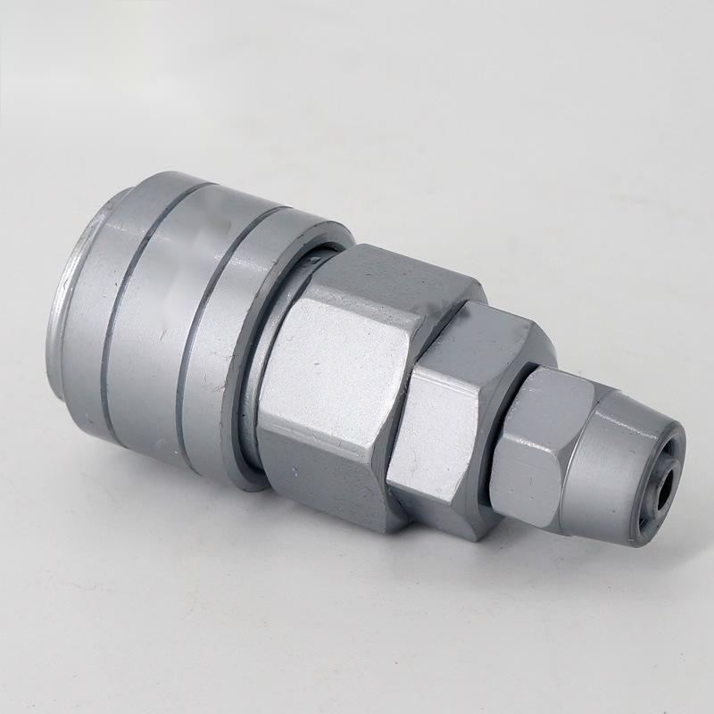 联塑(LESSO) 恒马全金属自锁高压快接头直通1.2mpa-Φ10（单位：套）